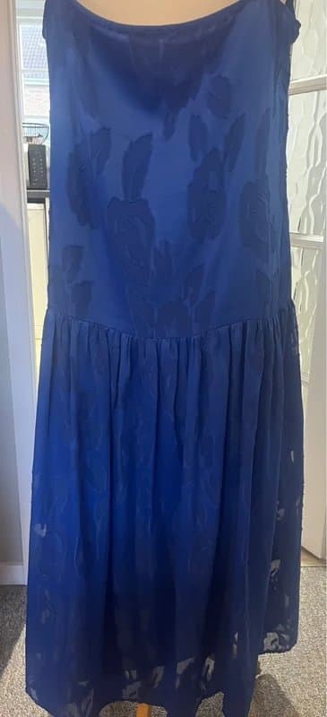 Never Fully Dressed Floaty blue slip dress