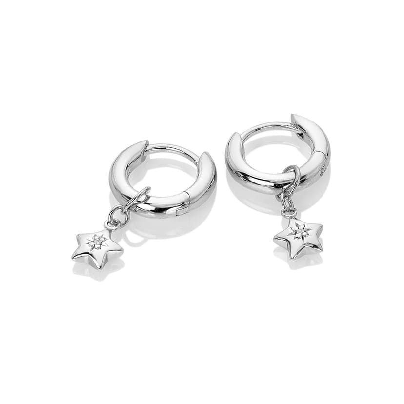 Hot Diamonds Hot Diamonds Women's Star Earrings in Silver - 1