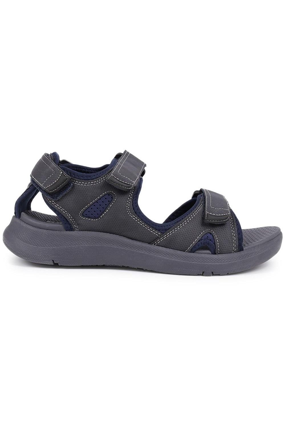 Pavers Pavers Men's Touch-Fasten Sandals in Navy - 2