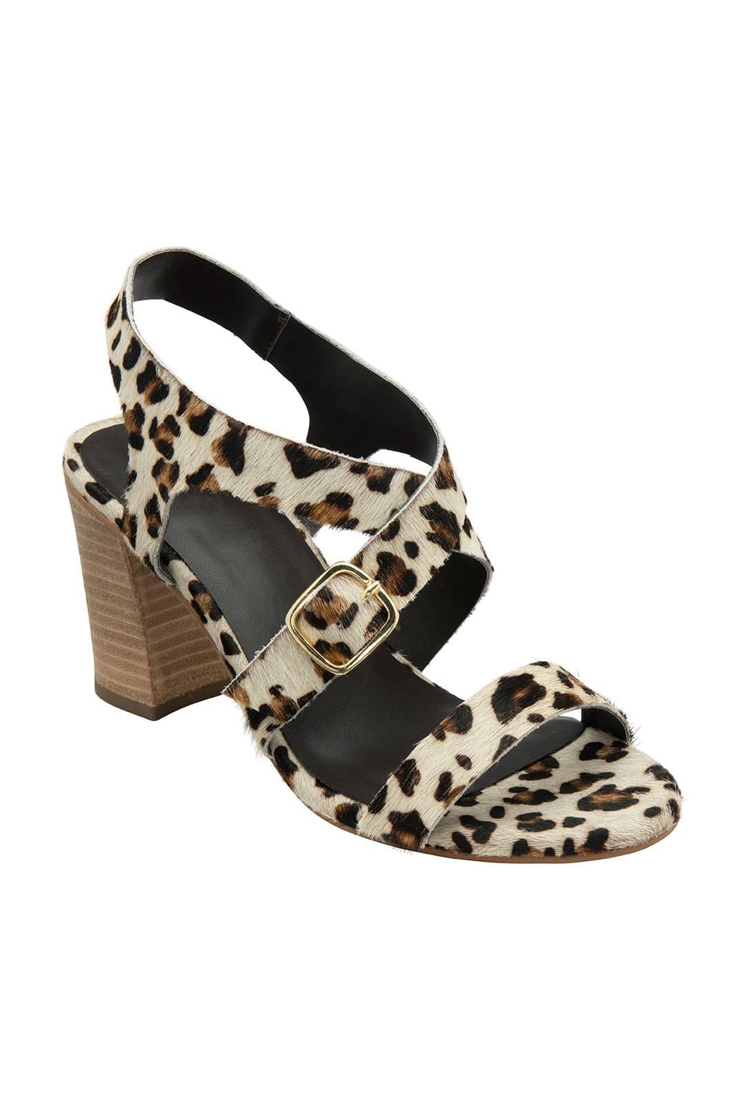 Ravel Ravel Women's 'Birkby' Leather Heeled Sandals