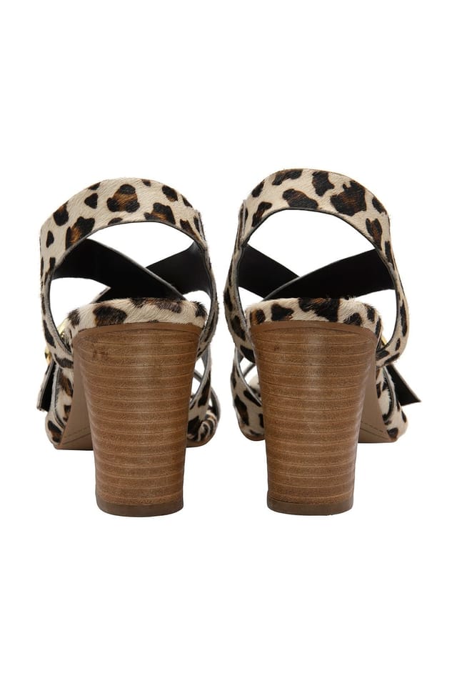 Ravel Ravel Women's 'Birkby' Leather Heeled Sandals - 3