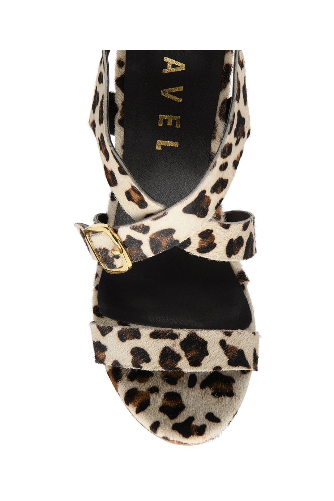 Ravel Ravel Women's 'Birkby' Leather Heeled Sandals - 4