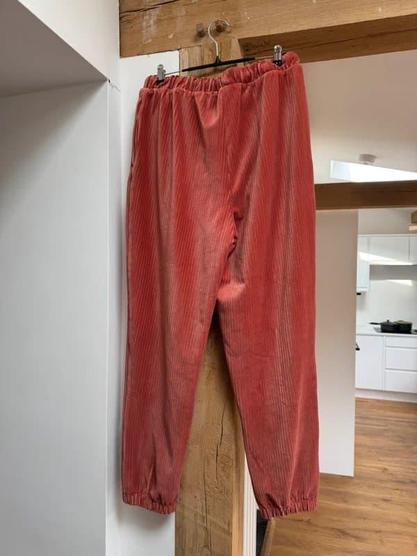 ASOS Design ASOS Design Rust Pink Velour Joggers UK 10 | Velvet Lounge Trousers