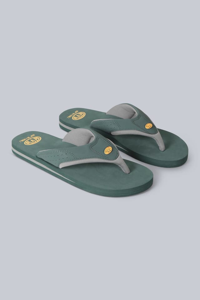 Animal Animal Men's Jekyl Claw Lightweight Flip Flops in Green - 3