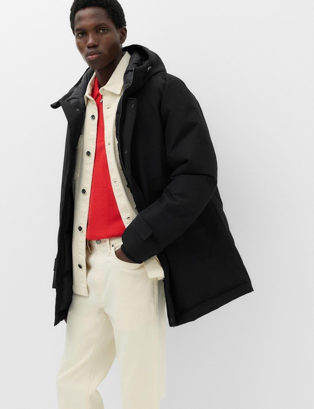 Marks & Spencer M&S Water Repellent Thermowarmth™ Parka Black