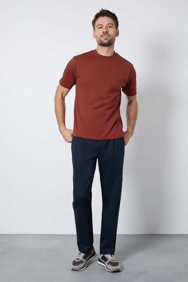 Burton Burton Men's Burnt Brown Crew Neck T-Shirt - 2