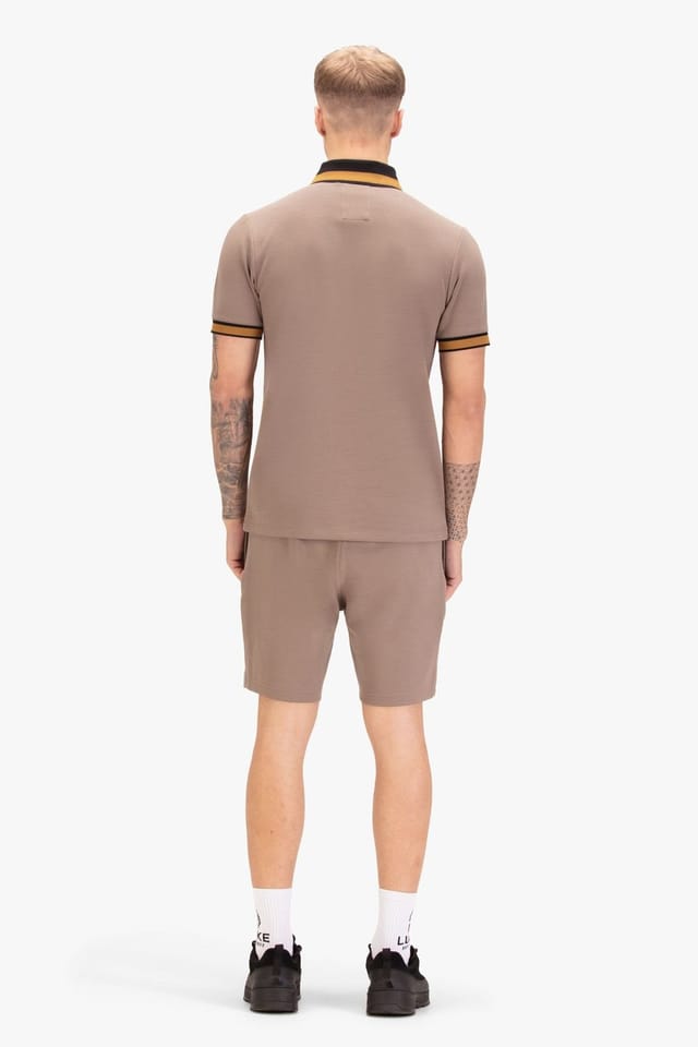 Luke 1977 Luke 1977 Men's Makati Sanip Polo & Short Set in Light Brown - 2