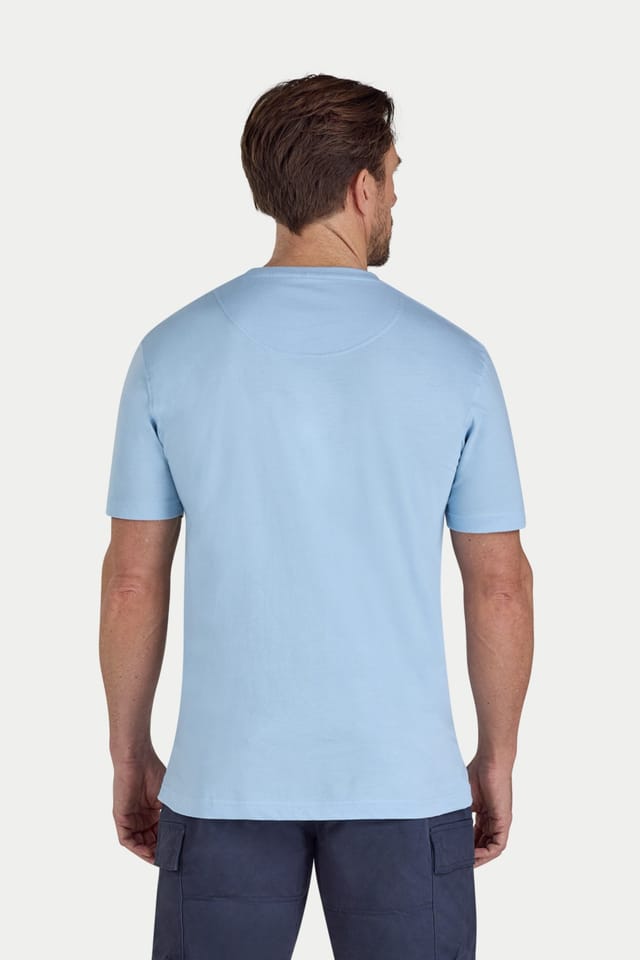 raging bull Raging Bull Men's Slash Bull T-Shirt in Light Blue - 2