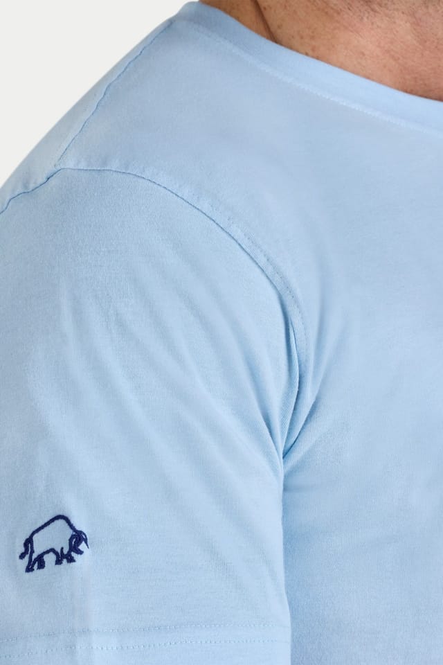 raging bull Raging Bull Men's Slash Bull T-Shirt in Light Blue - 3