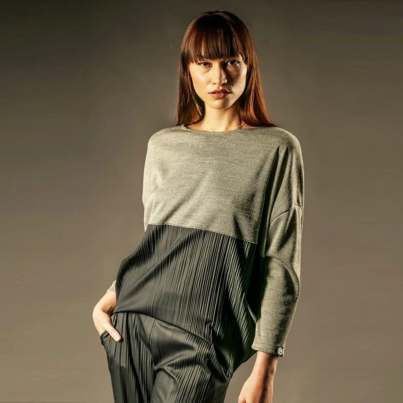 Out Of Sync Multicolor Jersey Jumper