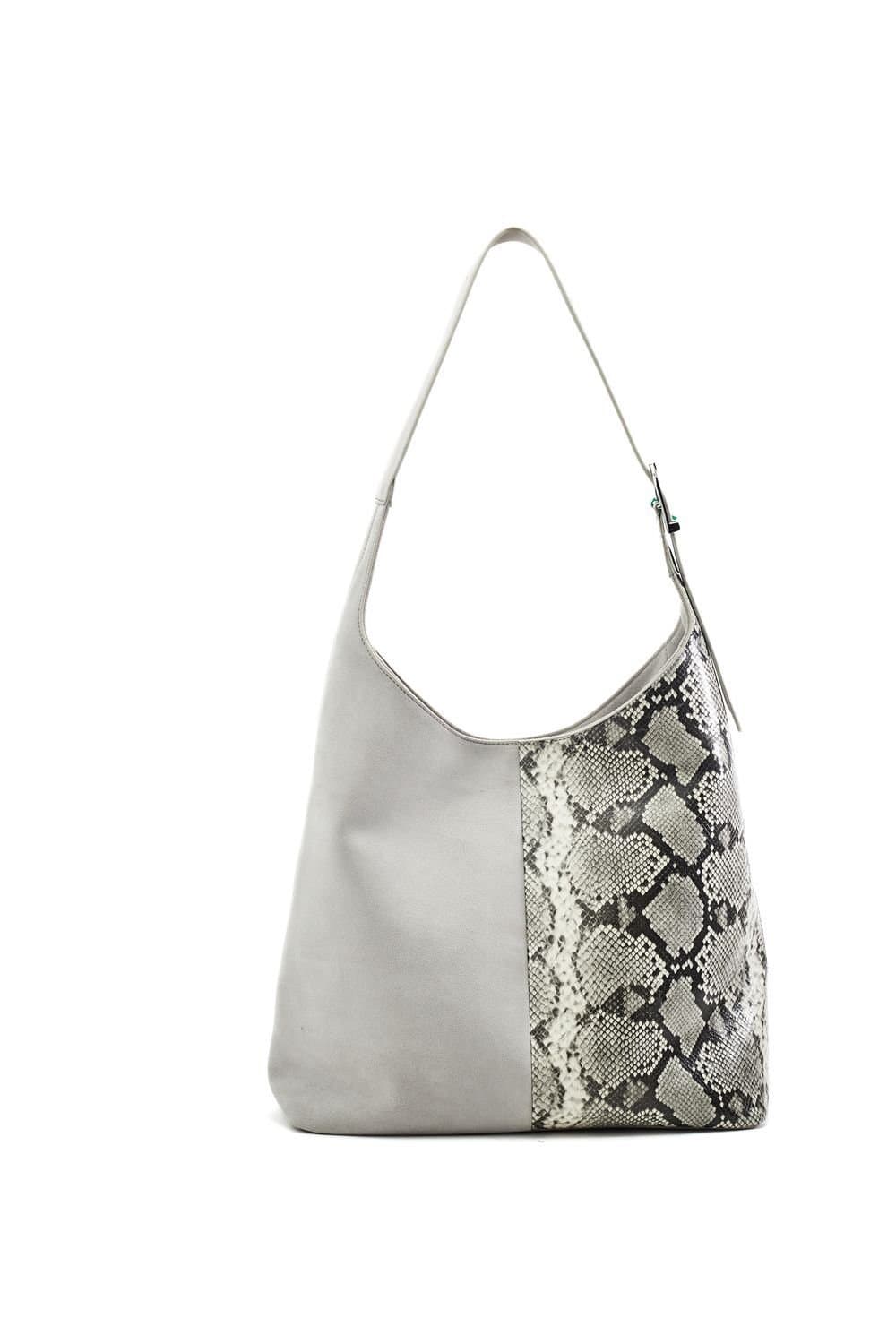 Moda In Pelle Moda In Pelle Women's 'Basilla Bag' Suede Shoulder Bag in Grey