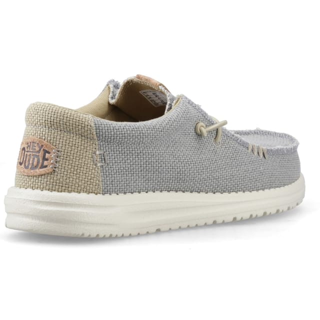 Hey Dude Hey Dude Men's Wally Braided Slip on Shoe in Grey - 3