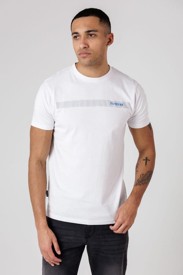 Firetrap Firetrap Men's 3 Pack Regular Fit Cotton Crew T-Shirts - 2