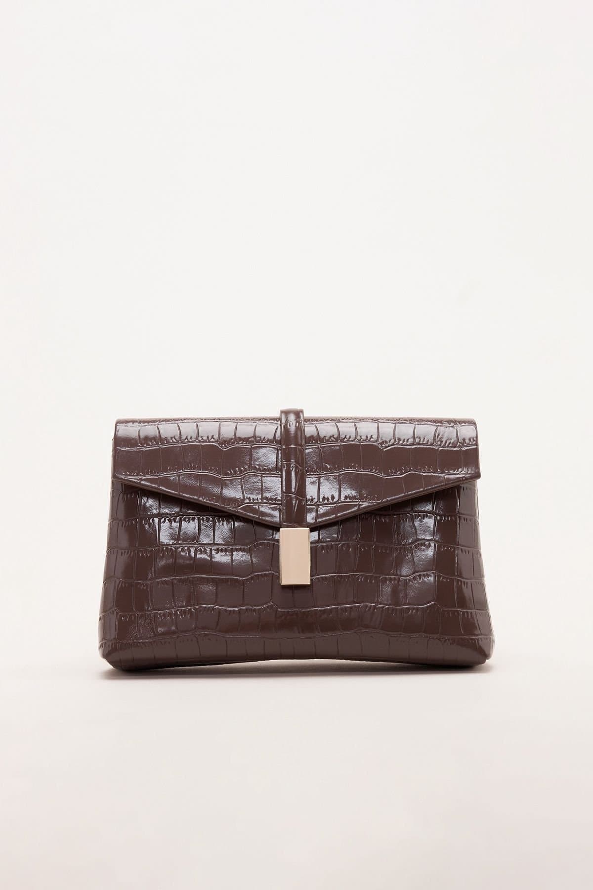 Phase Eight Phase Eight Chocolate Leather Cross Body Bag