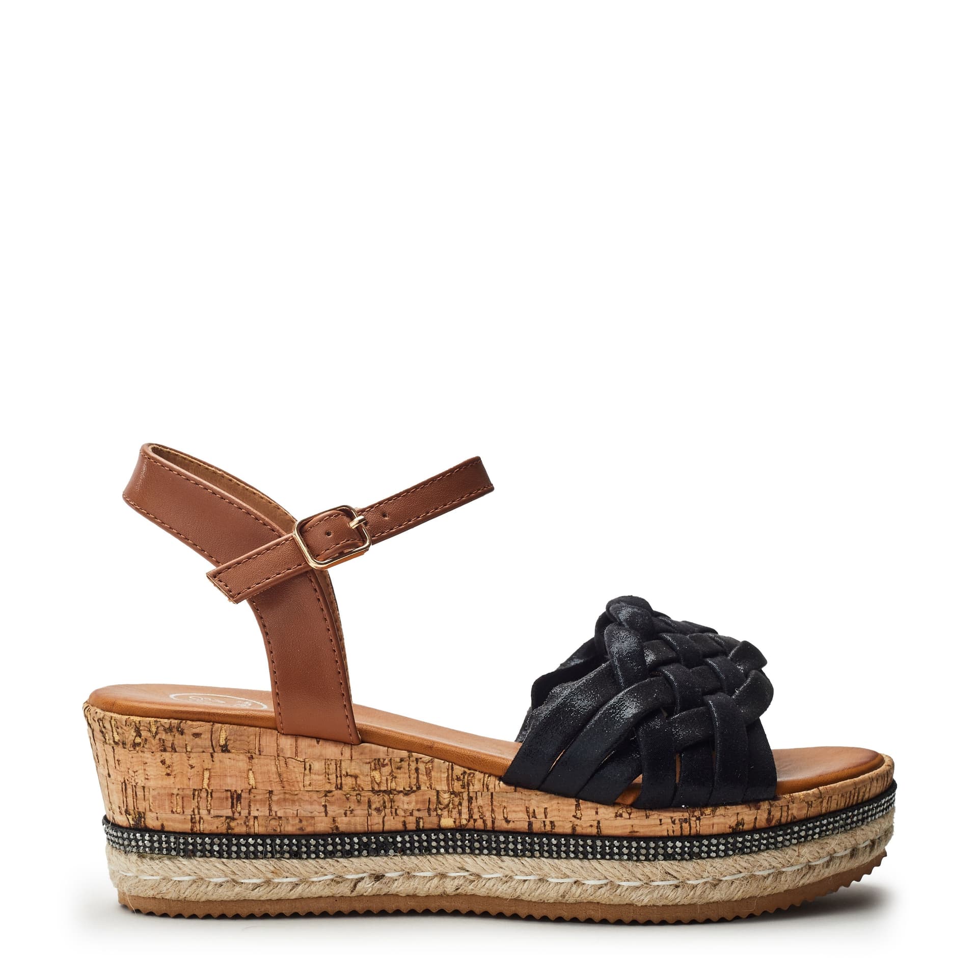 b.soleful b.soleful Women's 'Sonal' Porvair Sandals in Black