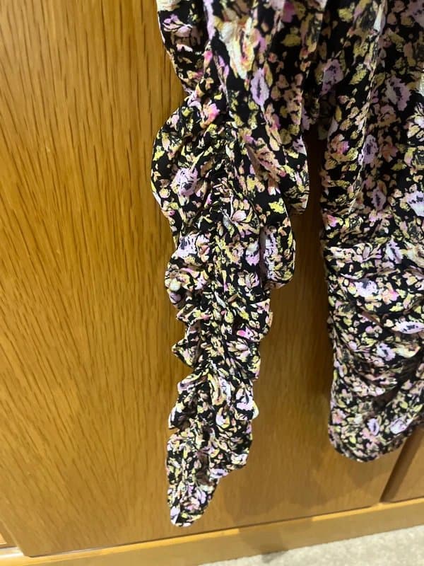 ASOS Design Multicoloured ruffled blouse
