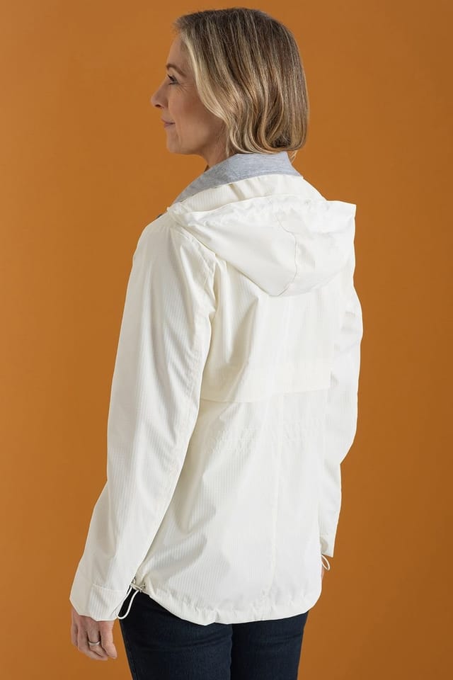 Anna Rose Anna Rose Women's Showerproof Jacket in Ivory - 2