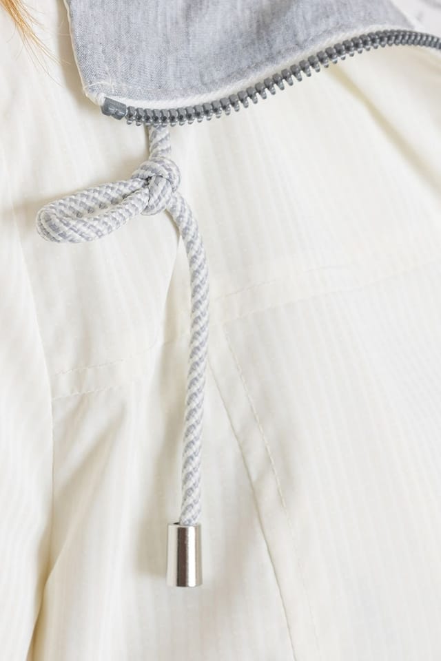 Anna Rose Anna Rose Women's Showerproof Jacket in Ivory - 3