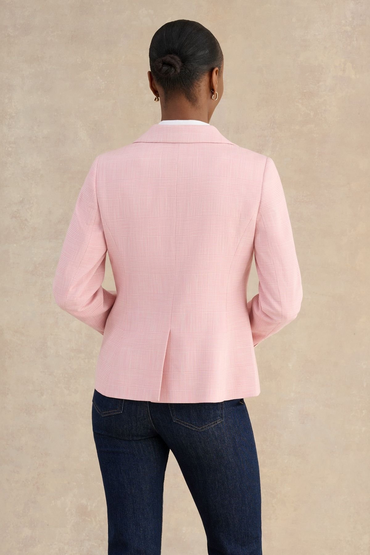 Hobbs London Hobbs London Women's Blake Single-Button Tailored Blazer in Light Pink - 4