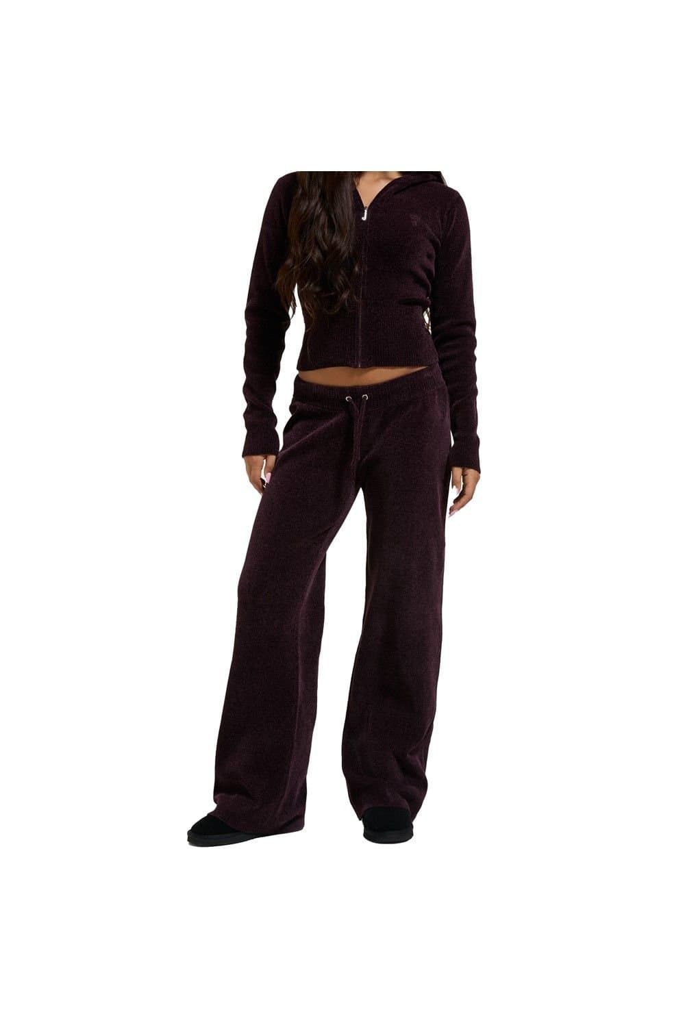 Juicy Couture Juicy Couture Women's Jama Knit Pant in Wine