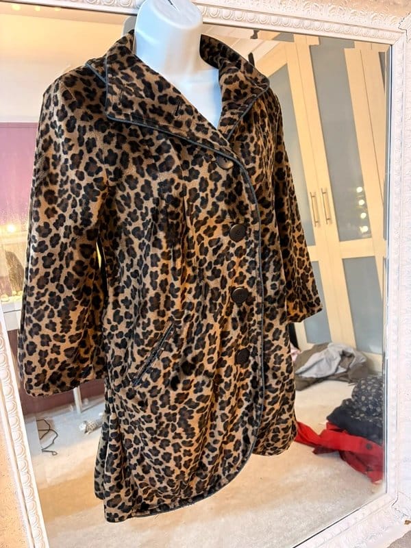 ASOS Leopard Print Lightweight Coat
