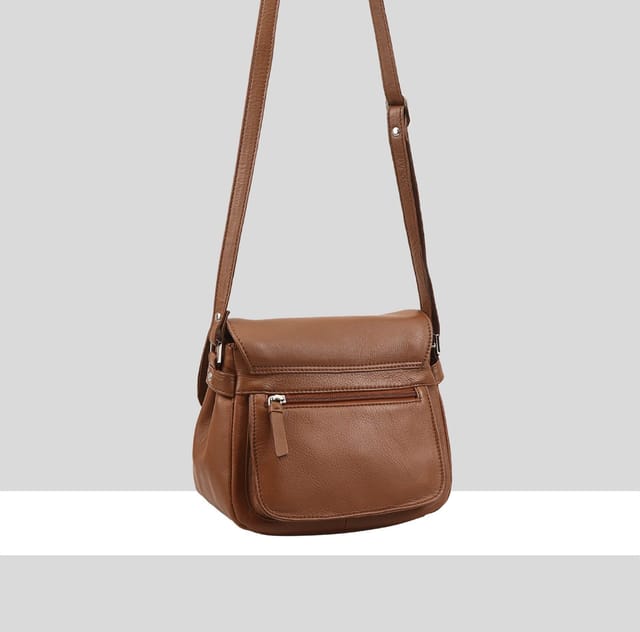 Dents Dents Women's Zinnia Leather CrossBody Bag in Brown - 2