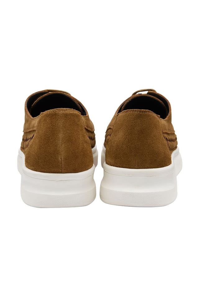Frank Wright Frank Wright Men's Suede 'Wise' Shoes in Camel - 3