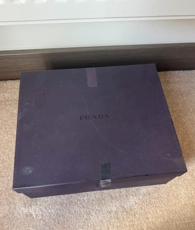 Prada Prada heels with embroidered rhinestones RRP £800