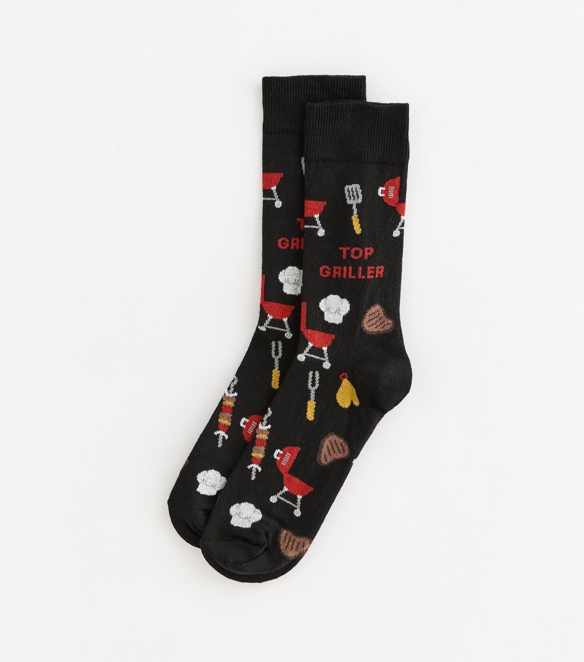 New Look Black Top Best Griller Socks New Look