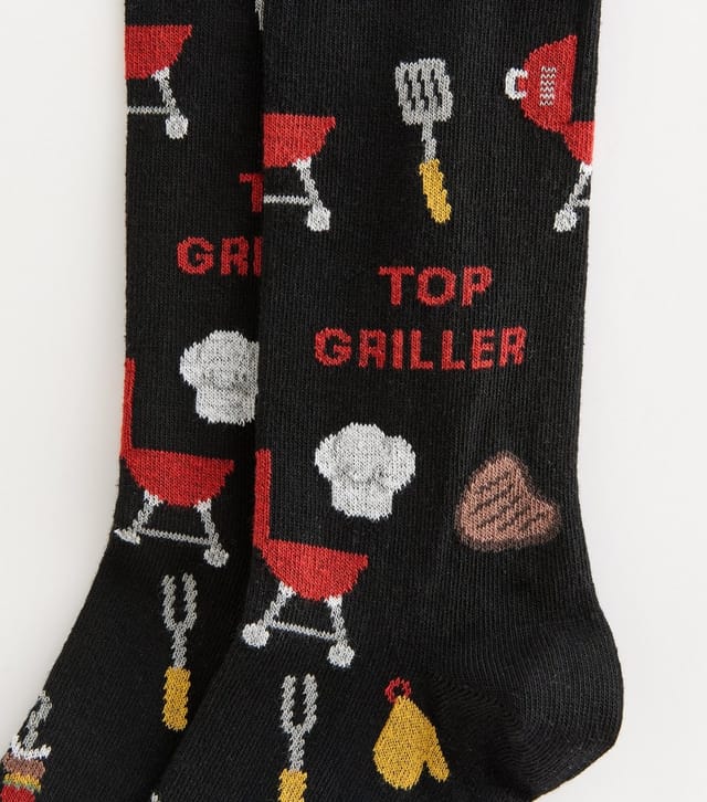 New Look Black Top Best Griller Socks New Look - 2