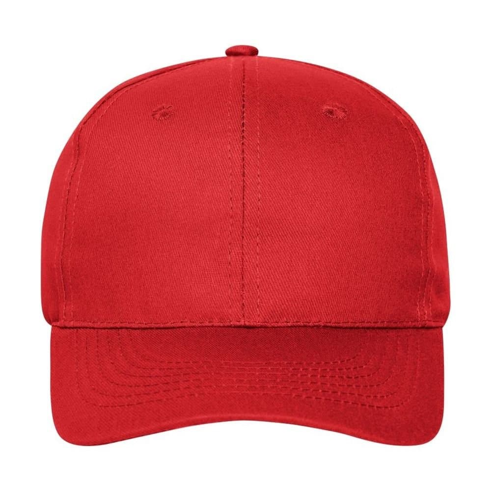 Myrtle Beach Myrtle Beach Men's 6 Panel Cotton Baseball Cap in Red