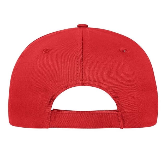 Myrtle Beach Myrtle Beach Men's 6 Panel Cotton Baseball Cap in Red - 2