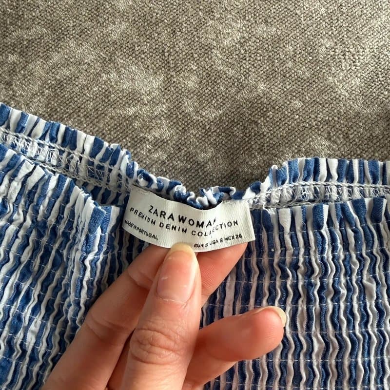 Zara Zara Bardot summer dress size small