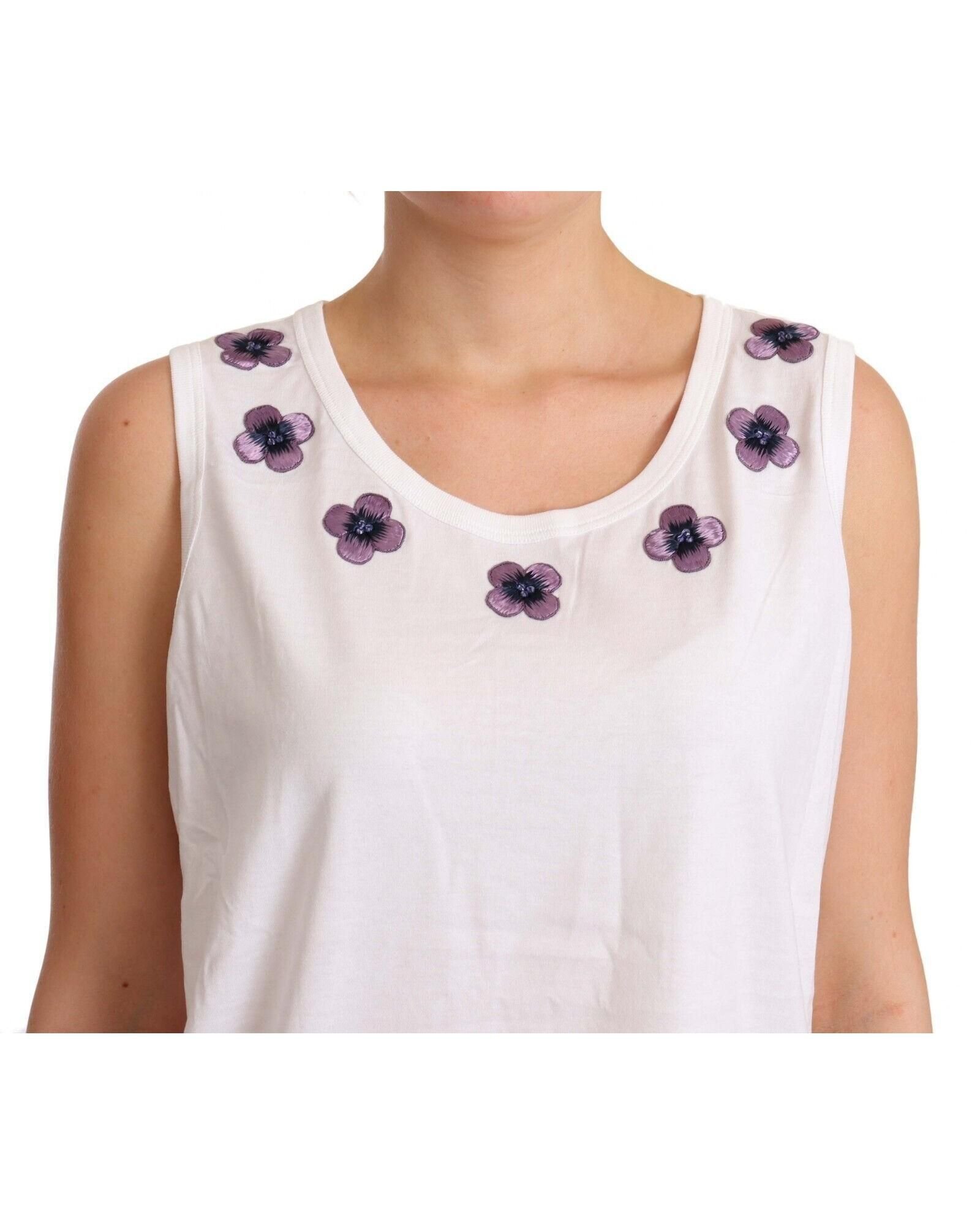 Acht Acht Women's Beige Denim Cotton Bottom Slim Fit Folded Pant - 4