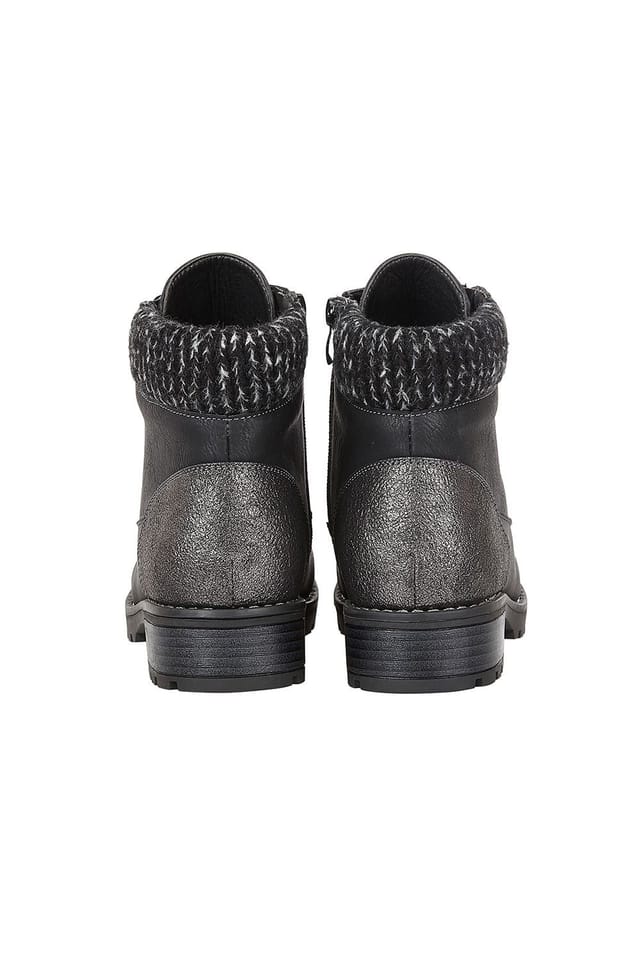 Lotus Lotus Women's 'Emmeline' Lace-Up Ankle Boots in Black - 3