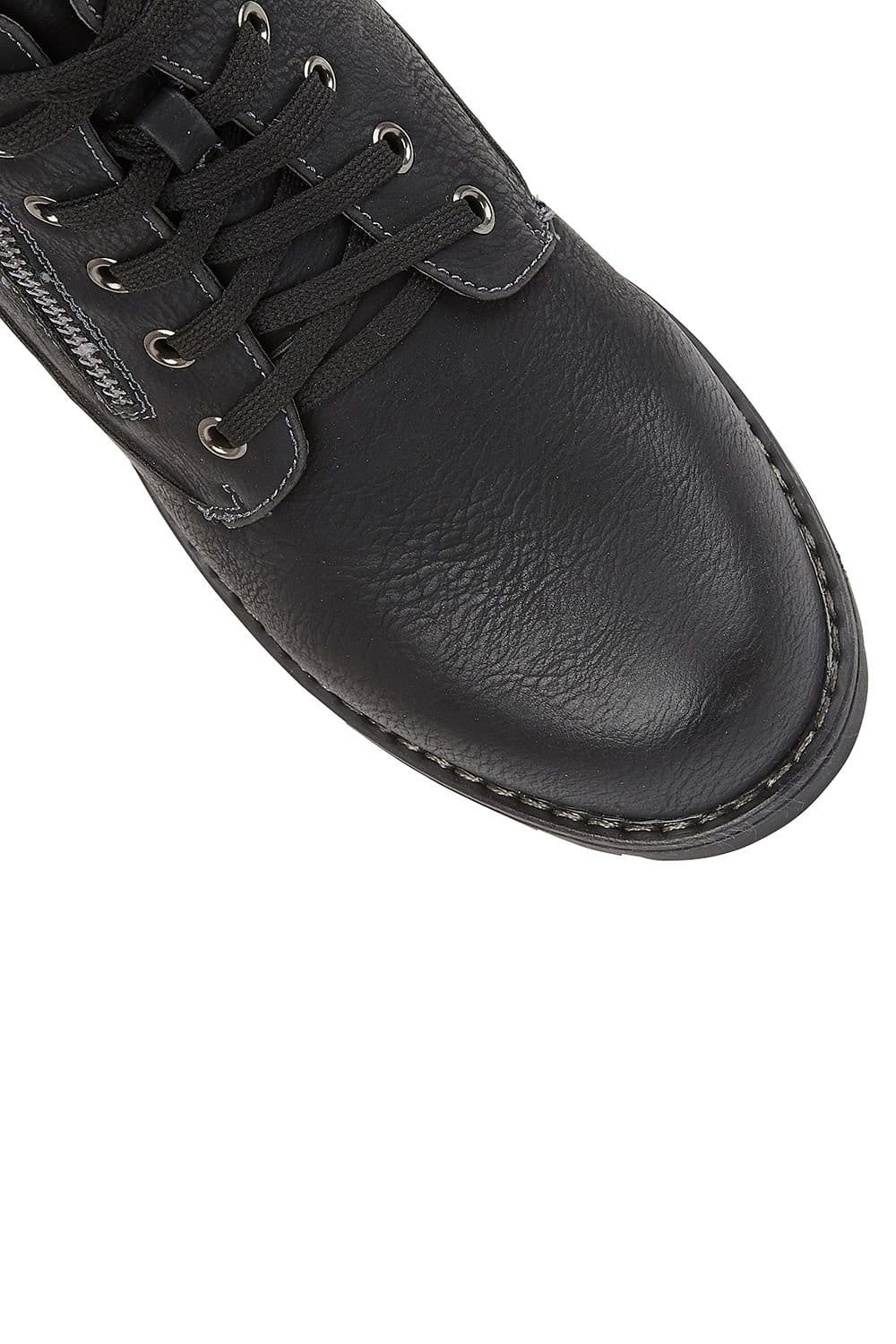 Lotus Lotus Women's 'Emmeline' Lace-Up Ankle Boots in Black - 4