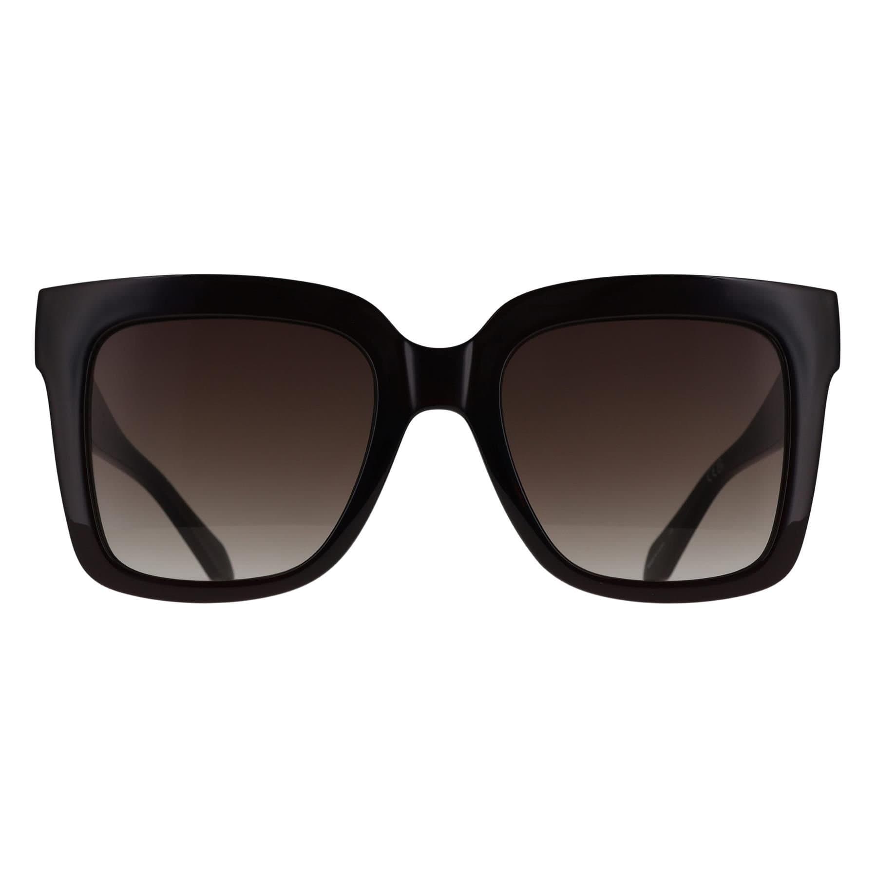Quay Quay Women's Square Espresso Brown Gradient Icy