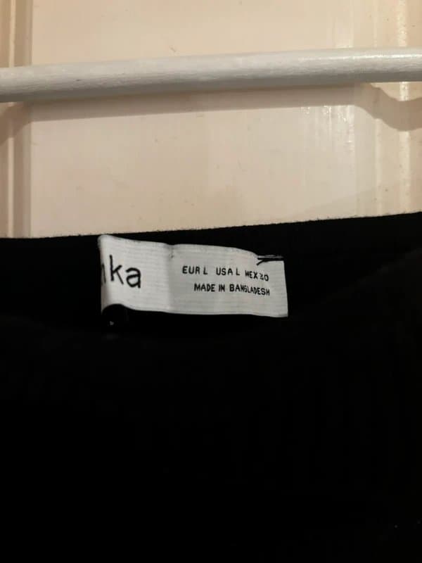 Bershka Bershka black knit corset
