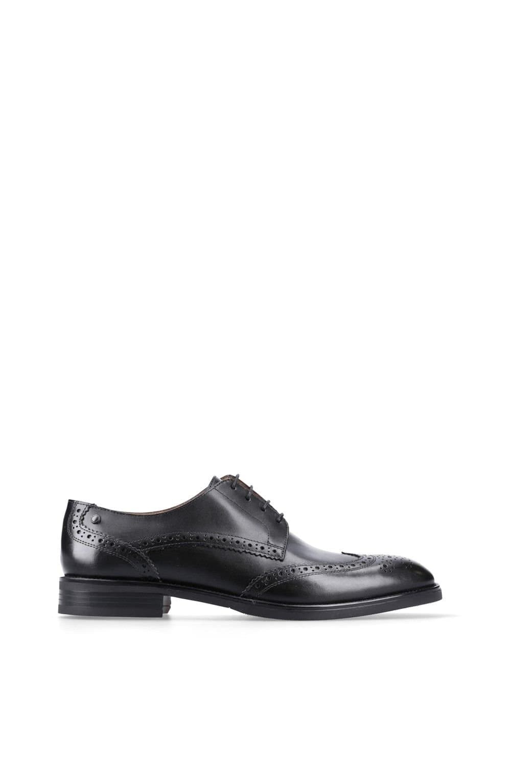 Base London Base London Men's Pocket Brogue Shoe in Black
