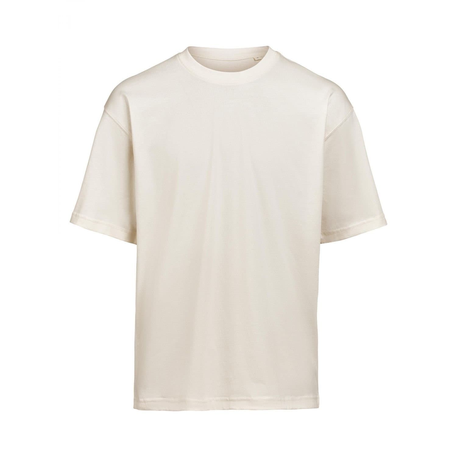 Untagged Movement Untagged Movement Men's Cotton Loose Fit T-Shirt in Off-White