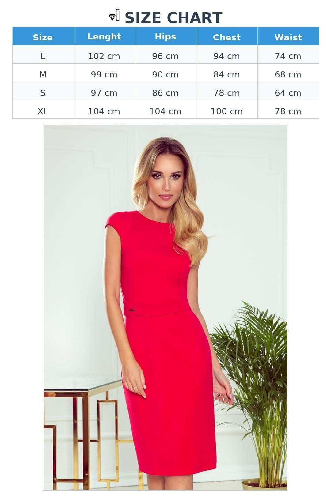 Love Lace Love Lace Women's Tamara Red Elegant Midi Dress with Belt - 4