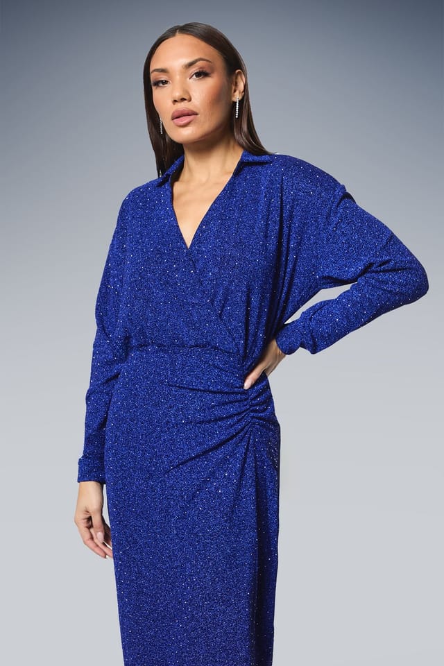 Principles Principles Women's Blue Hot Fix Jersey Shirt Dress - 2