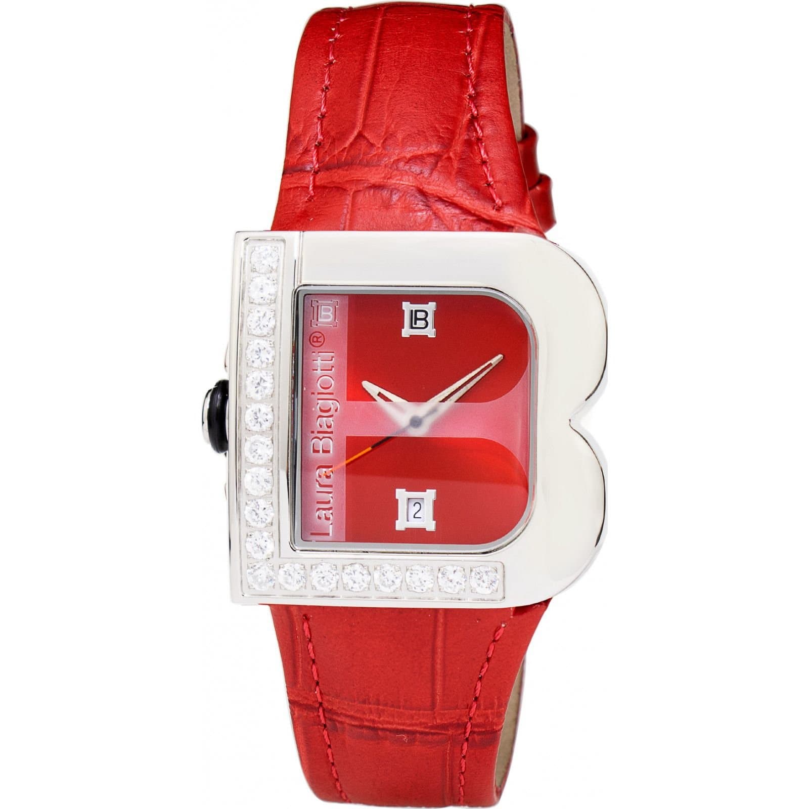 Laura Biagiotti Laura Biagiotti Women's LB0001L-05Z 33mm Quartz Watch in Red