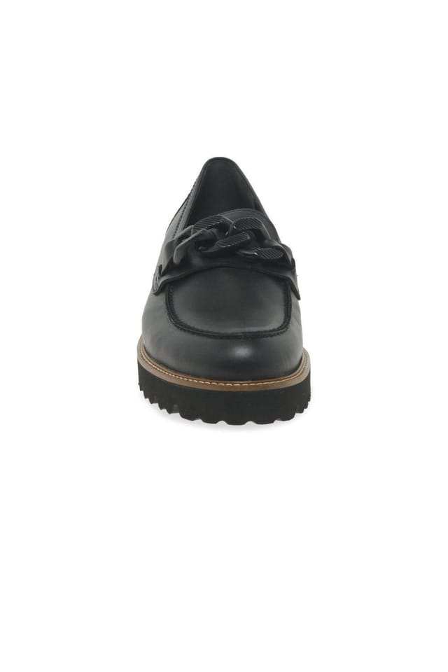 Gabor Gabor Women's 'Squeeze' Chunky Slip On Shoes in Jet Black - 3