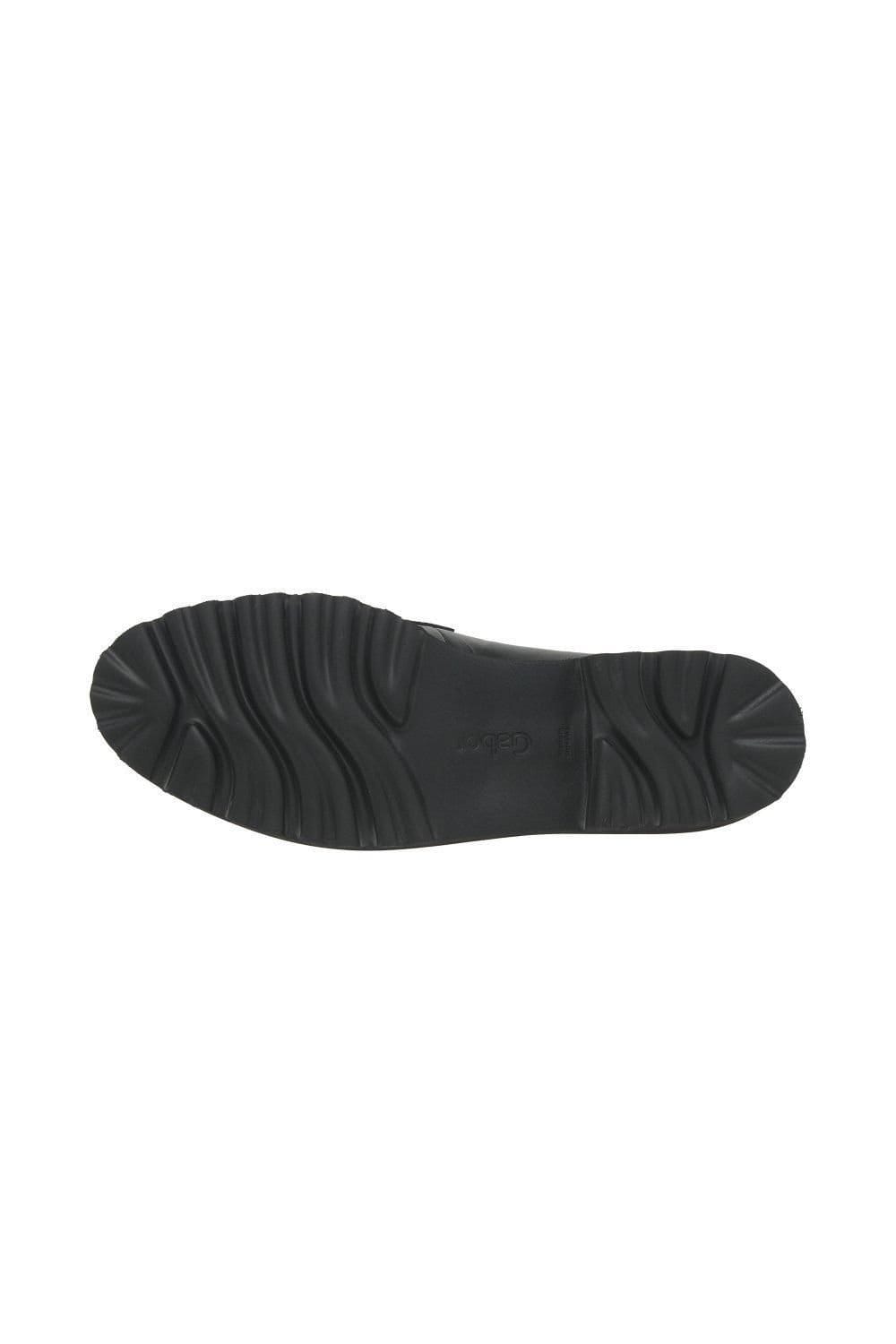 Gabor Gabor Women's 'Squeeze' Chunky Slip On Shoes in Jet Black - 4