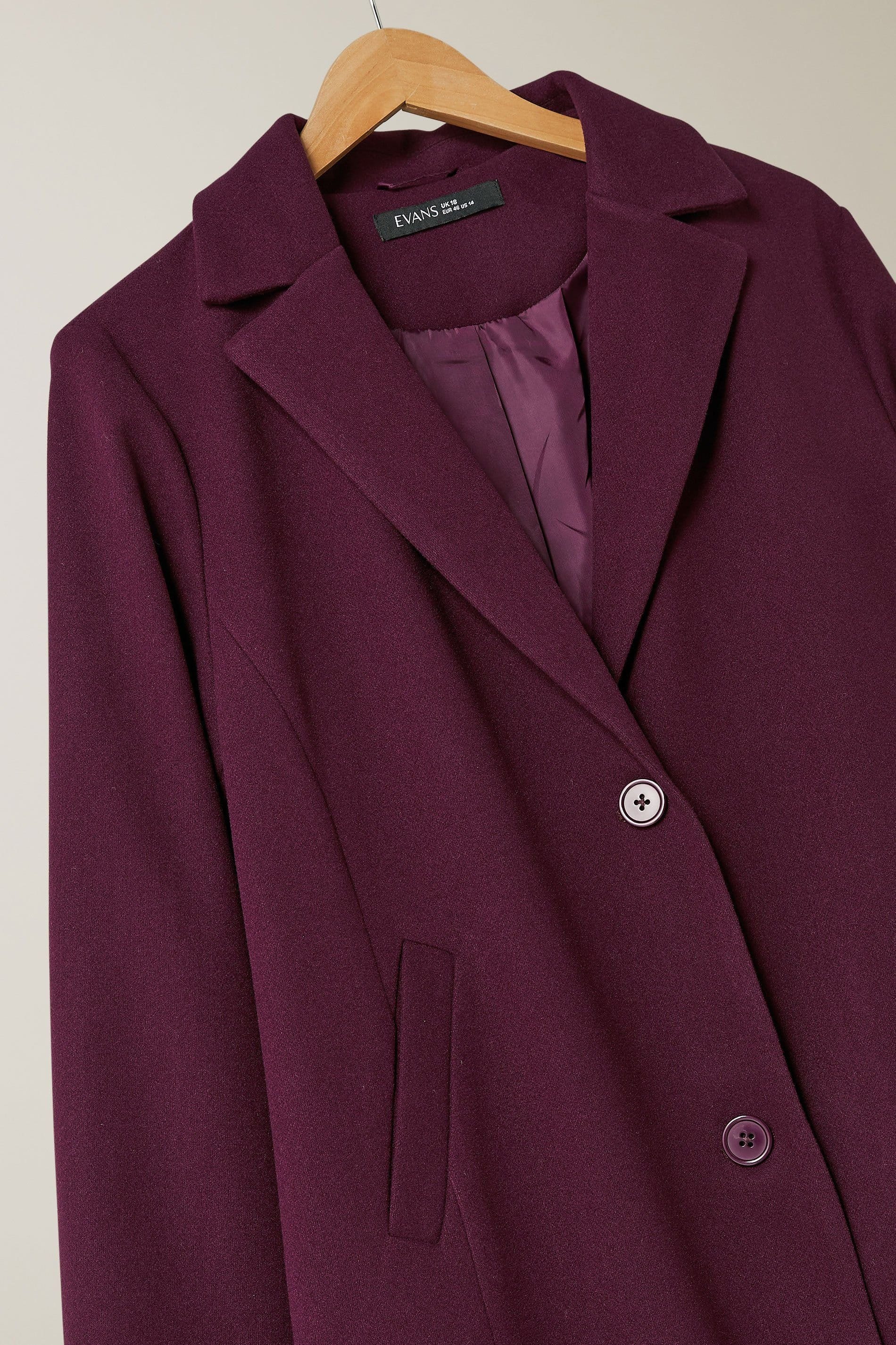 Evans Evans Women's City Coat in Red - 4