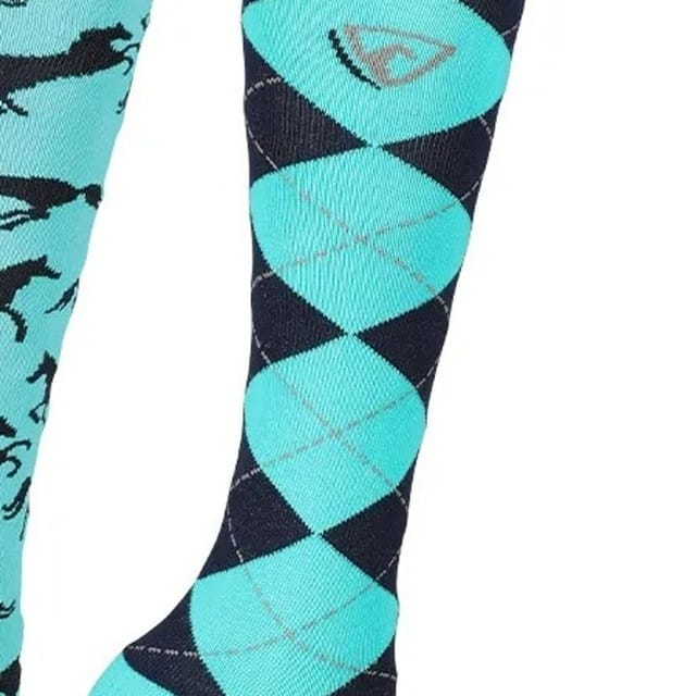 HYCONIC HYCONIC Men's Patterned Socks (Pack of 3) in Mid Navy - 2