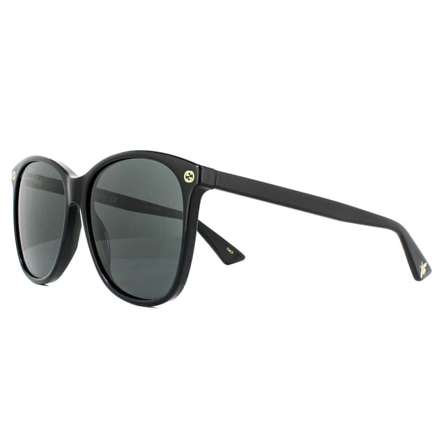 Gucci Gucci Women's Round Black Grey Sunglasses - 2