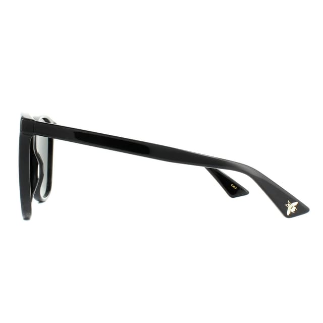 Gucci Gucci Women's Round Black Grey Sunglasses - 3