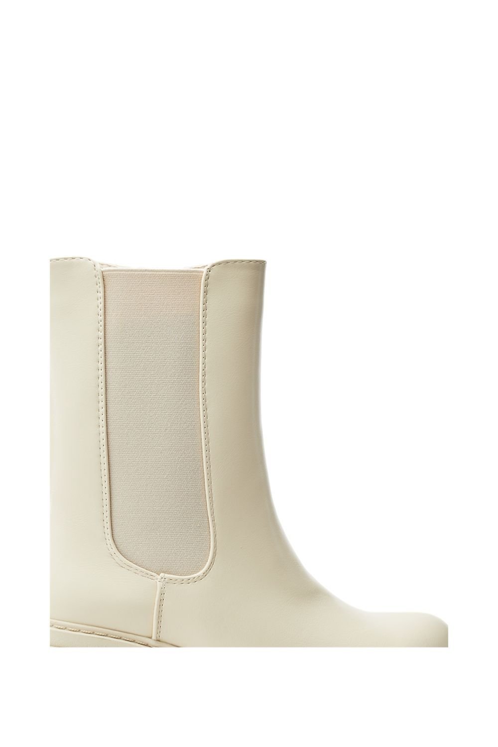 b.soleful b.soleful Women's 'Givver' Porvair Ankle Boots in Beige - 4